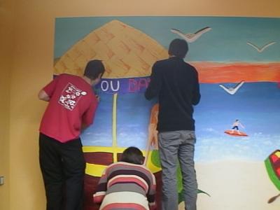 Fresque en cours